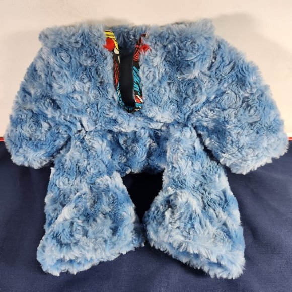Marvel Print Teddy Bear All Over Avengers Print Various Superheroes Blue Bear - Picture 3 of 16